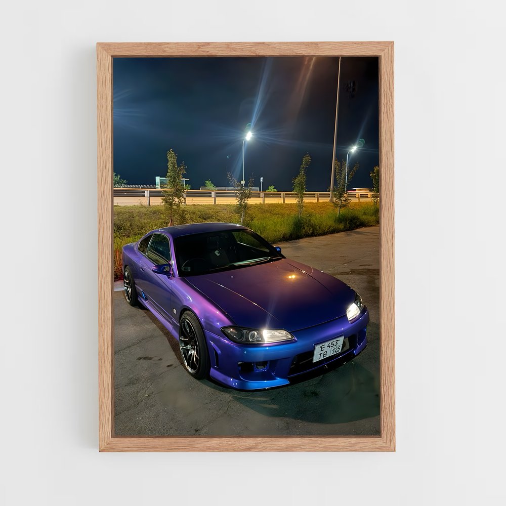 Poster Silvia S15 Éclatant – affiche Nissan (vue 4)